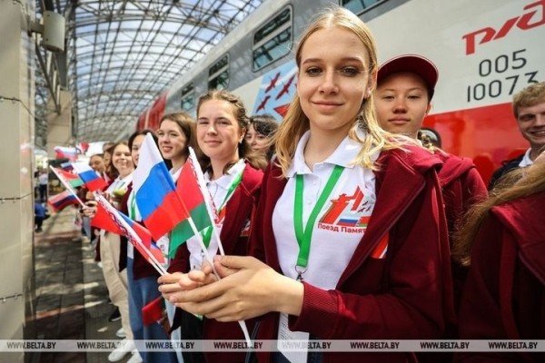 «Поезд Памяти» встретили в Бресте «Поезд Памяти» встретили в Бресте