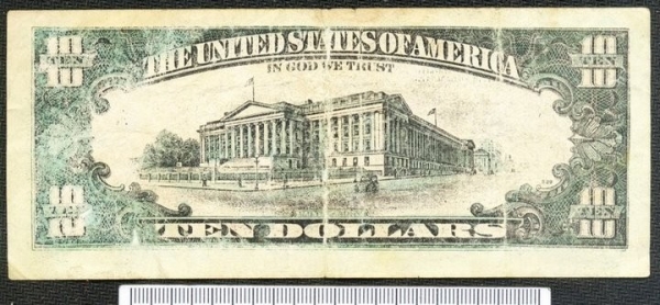 «Топорная подделка» или неудачная попытка получить из 1 доллара купюру в 10 долларов. Случай в Беларуси